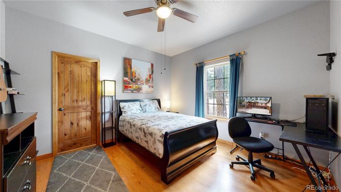 Bedroom, Home Office, Interior, Wood Texture Flooring