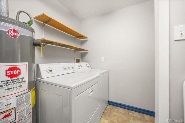 Interior, Washer