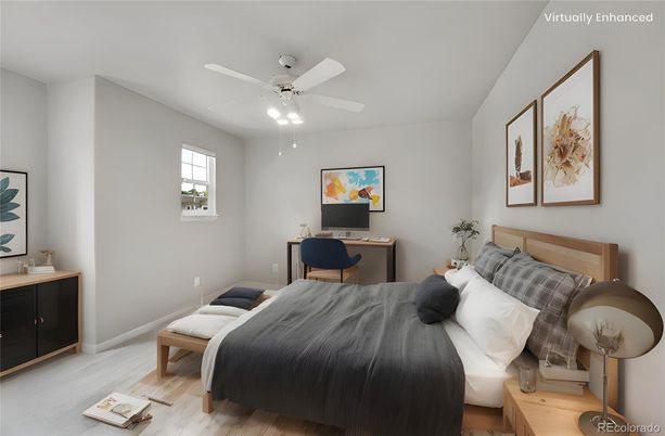 Bedroom, Home Office, Interior, Wood Texture Flooring