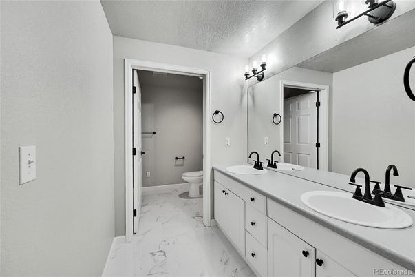 Bathroom, Dual Sink Vanities, Interior, Marble