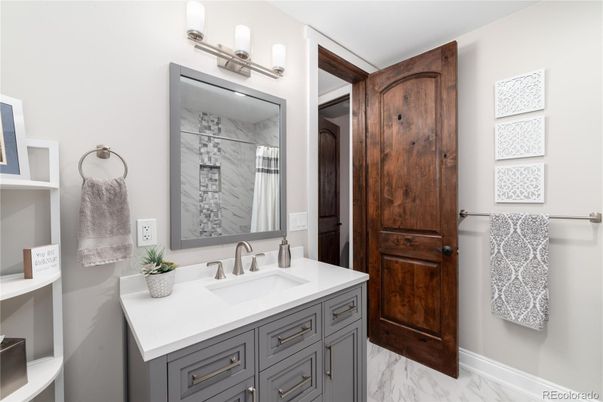 Bathroom, Dual Sink Vanities, Interior, Marble, Marble Walls