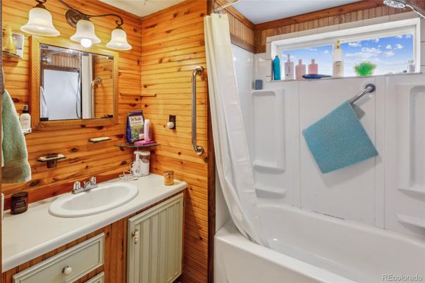 Bathroom, Interior, Wooden Walls
