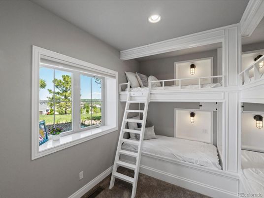 Bedroom, Interior, Recessed Lighting