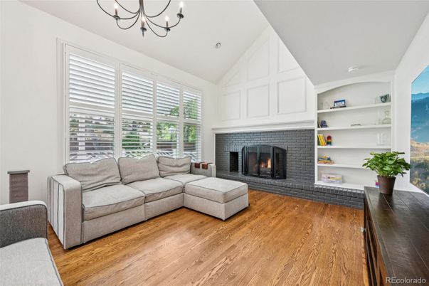 Chandelier, Fireplace, Interior, Living room, Wood Texture Flooring