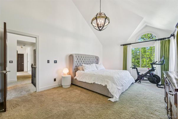Bedroom, Fitness Equipment, Interior, Pendant Lights
