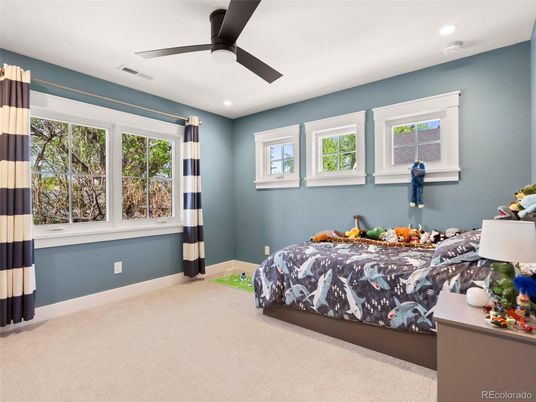 Bedroom, Interior, Recessed Lighting