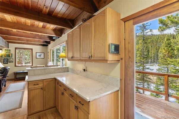 Interior, Kitchen, Living room, Wooden Beams, Wooden Ceilings, Wood Texture Flooring