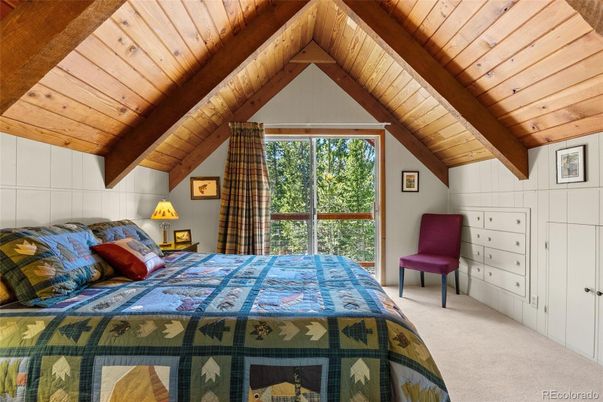 Bedroom, Interior, Wooden Beams, Wooden Ceilings