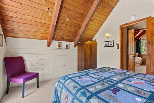 Bedroom, Interior, Wooden Beams, Wooden Ceilings