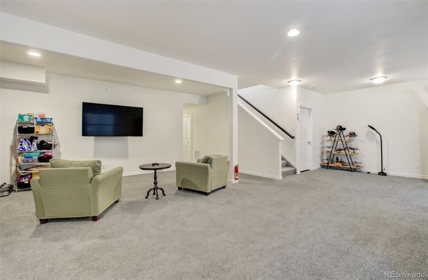 Interior, Living room, Recessed Lighting