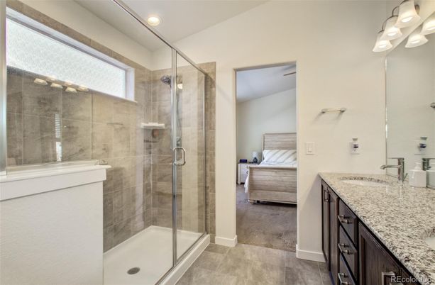 Bathroom, Bedroom, Glass Shower, Interior, Recessed Lighting