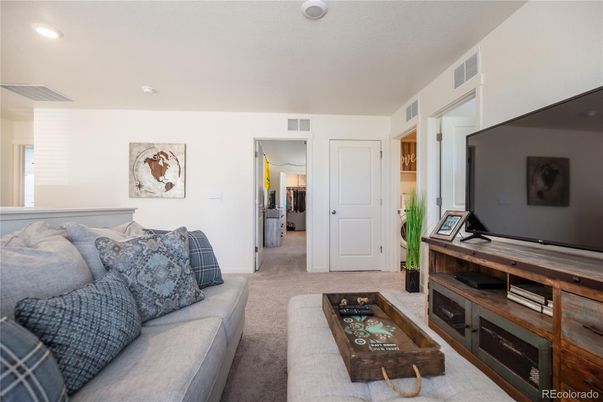 Interior, Living room, Recessed Lighting