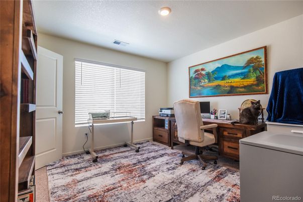 Home Office, Interior, Recessed Lighting