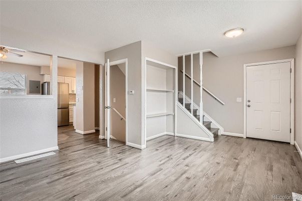 Empty room, Interior, Kitchen, Wood Texture Flooring