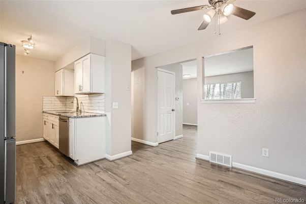 Interior, Kitchen, Wood Texture Flooring