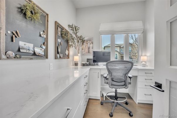 Home Office, Interior, Wood Texture Flooring