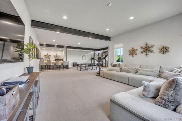Dining room, Interior, Living room, Recessed Lighting