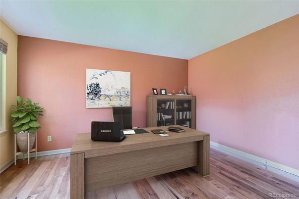 Home Office, Interior, Wood Texture Flooring