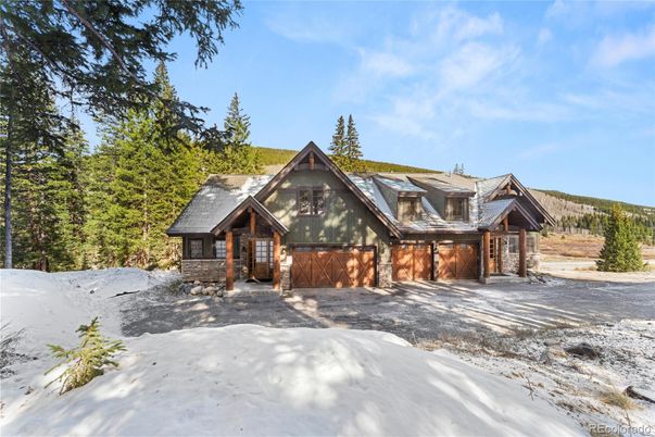 Attached, Exterior, Facade, Solar Panels, Log Home