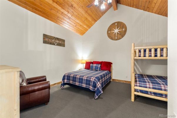 Bedroom, Interior, Wooden Ceilings