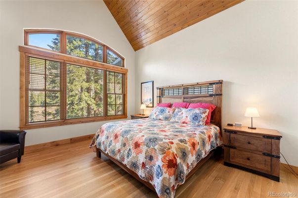 Bedroom, Interior, Wooden Ceilings, Wood Texture Flooring