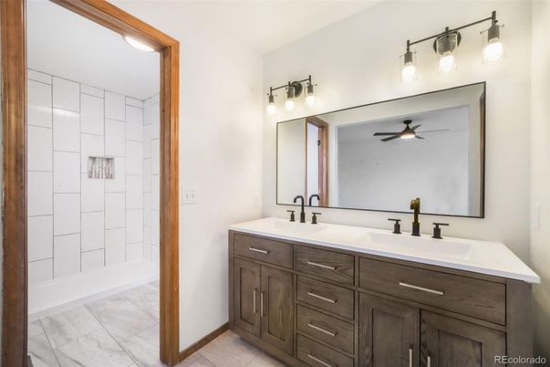 Bathroom, Dual Sink Vanities, Interior, Marble