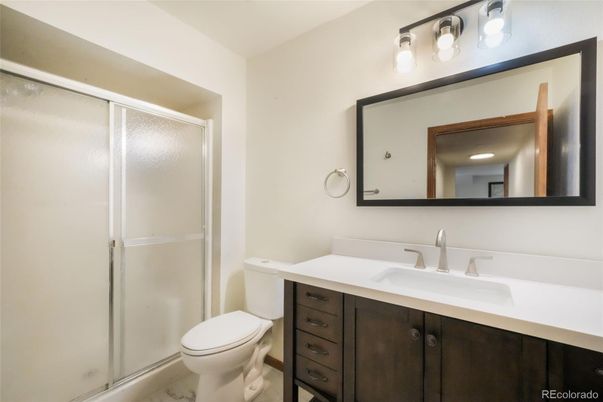 Bathroom, Glass Shower, Interior