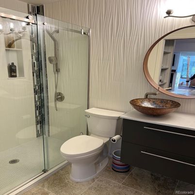 Bathroom, Glass Shower, Interior