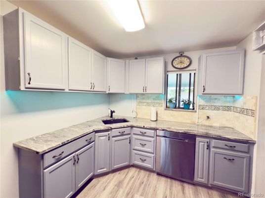 Interior, Kitchen, Wood Texture Flooring