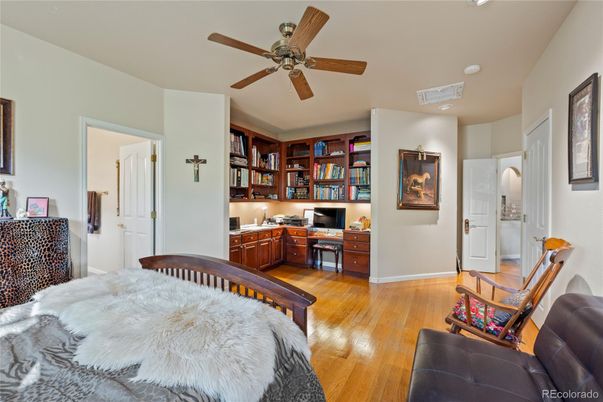 Bedroom, Home Office, Interior, Wood Texture Flooring