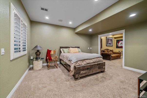 Bedroom, Interior, Recessed Lighting