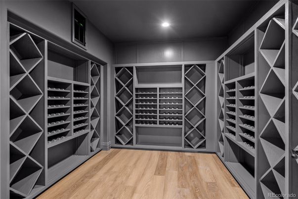 Interior, Recessed Lighting, Walk-in Closets, Wine Storage, Wood Texture Flooring
