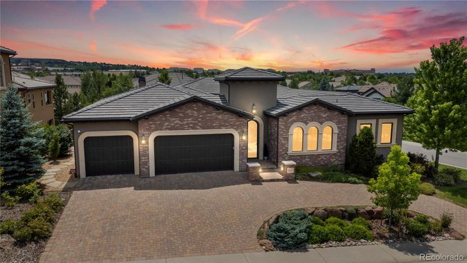 Attached, Exterior, Facade, Brick Facade, Mediterranean