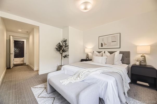 Bedroom, Interior, Recessed Lighting