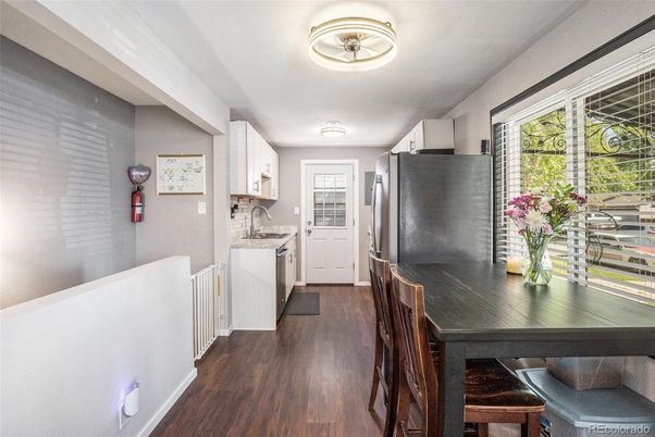 Dining room, Interior, Kitchen, Wood Texture Flooring