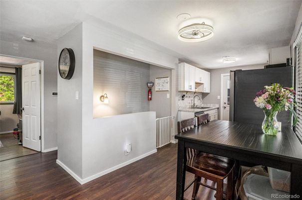 Dining room, Interior, Kitchen, Wood Texture Flooring