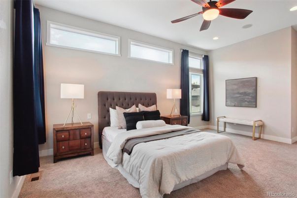 Bedroom, Interior, Recessed Lighting