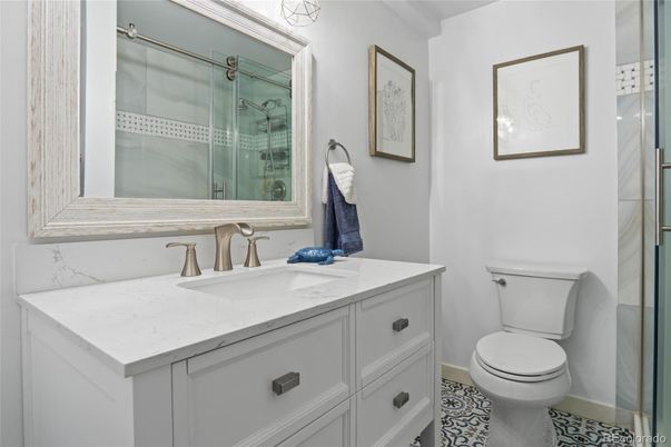 Bathroom, Glass Shower, Interior