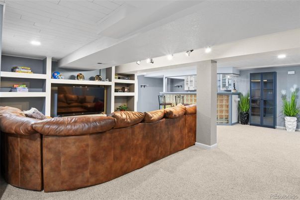 Interior, Living room, Recessed Lighting