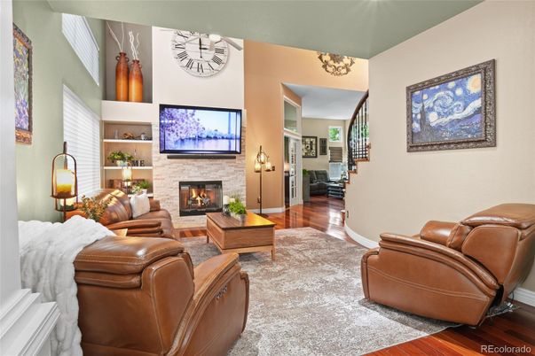 Fireplace, Interior, Living room, Wood Texture Flooring