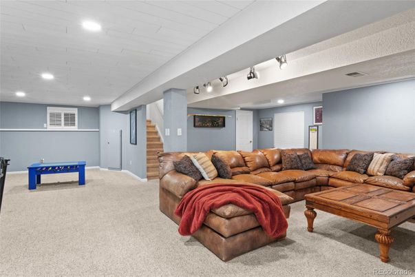 Interior, Living room, Recessed Lighting