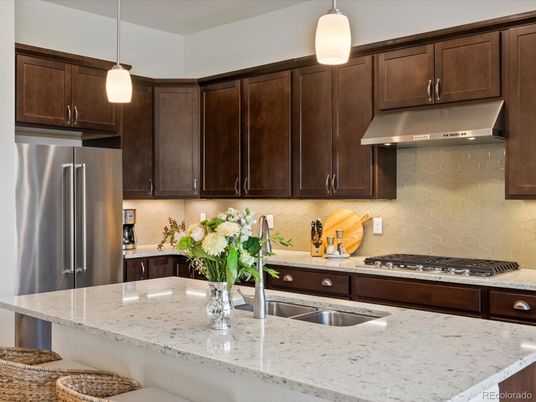 Interior, Kitchen, Pendant Lights, Stainless Steel Appliances