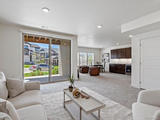 Interior, Kitchen, Living room, Recessed Lighting