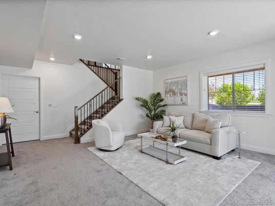 Interior, Living room, Recessed Lighting