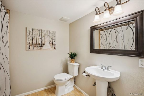 Bathroom, Interior, Wood Texture Flooring