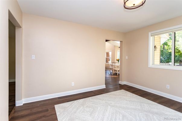 Dining room, Interior, Wood Texture Flooring
