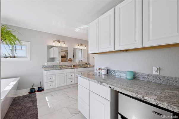 Bathroom, Dual Sink Vanities, Interior, Marble