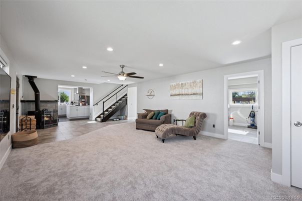 Fireplace, Interior, Recessed Lighting
