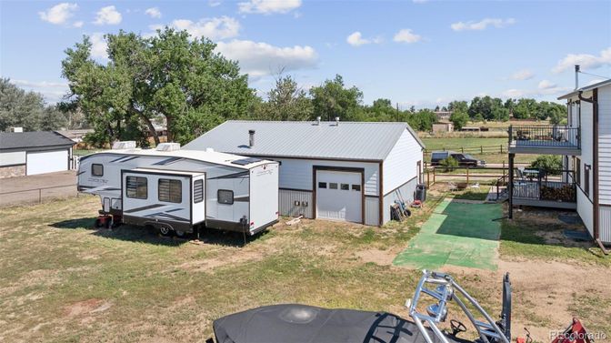 Backyard, Detached Garage, Exterior