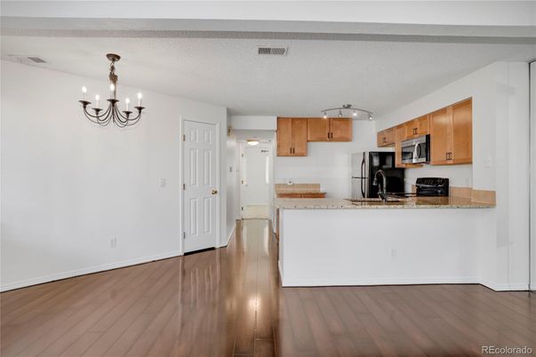 Chandelier, Interior, Kitchen, Wood Texture Flooring